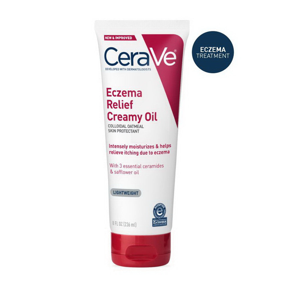 CeraVe Soothing Eczema Creamy Oil Moisturizer for Dry and Itchy Skin, 8 Oz
